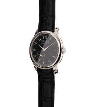 buy F. P. Journe Chronometre Souverain Black Label platinum rare independent watchmaker pre-owned dress time-only watch for sale online at WATCH XCHANGE London