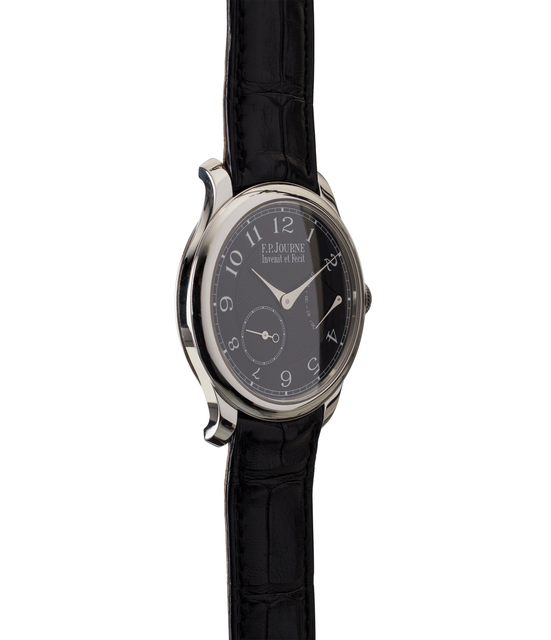 buy F. P. Journe Chronometre Souverain Black Label platinum rare independent watchmaker pre-owned dress time-only watch for sale online at WATCH XCHANGE London