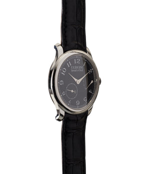 buy F. P. Journe Chronometre Souverain Black Label platinum rare independent watchmaker pre-owned dress time-only watch for sale online at WATCH XCHANGE London