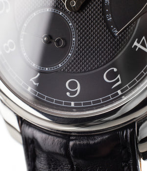 buy F. P. Journe Chronometre Souverain Black Label platinum rare independent watchmaker pre-owned dress time-only watch for sale online at WATCH XCHANGE London