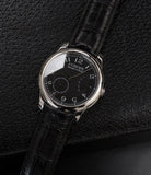 buy F. P. Journe Chronometre Souverain Black Label platinum rare independent watchmaker pre-owned dress time-only watch for sale online at WATCH XCHANGE London