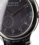 buy F. P. Journe Chronometre Souverain Black Label platinum rare independent watchmaker pre-owned dress time-only watch for sale online at WATCH XCHANGE London