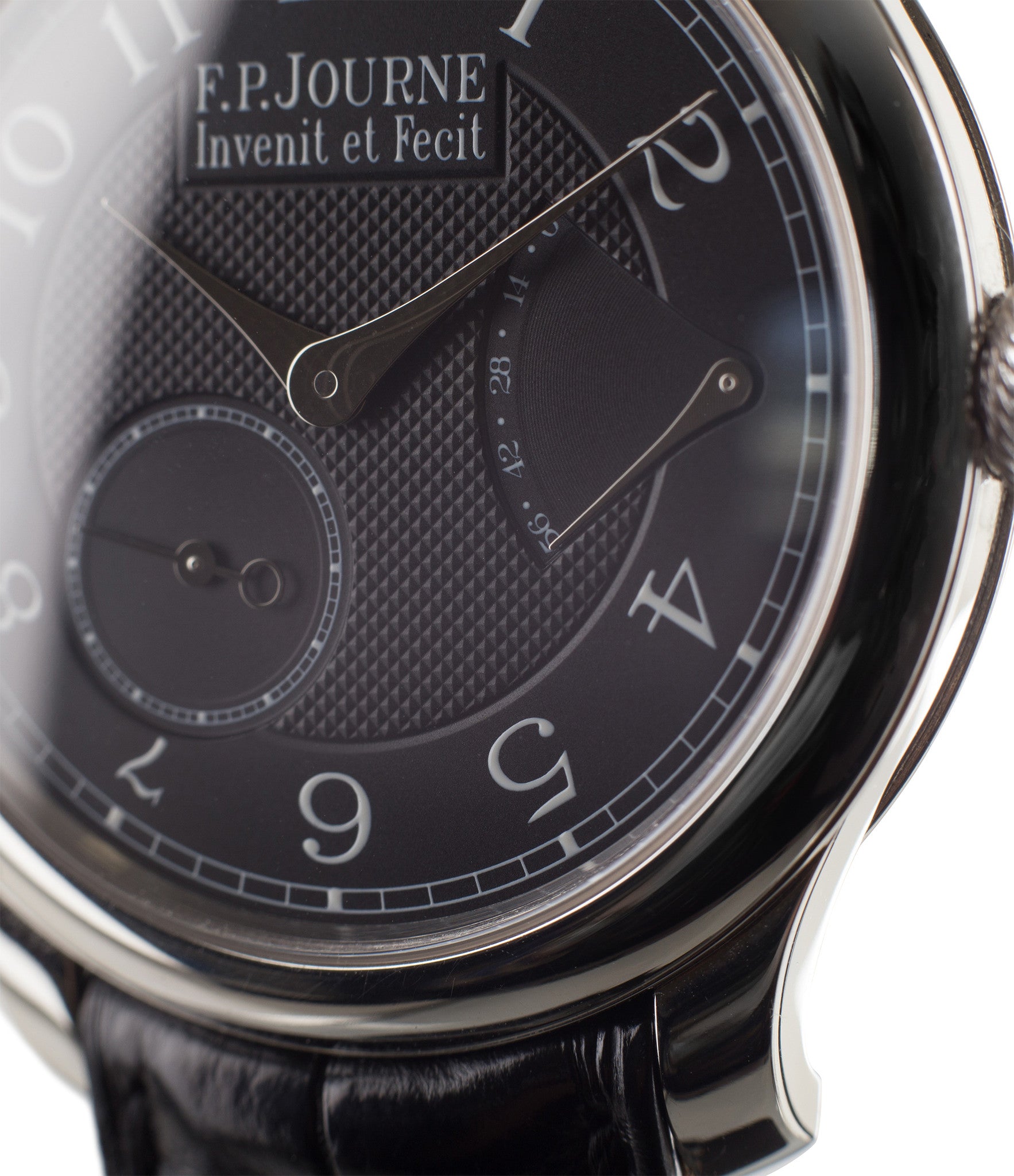 buy F. P. Journe Chronometre Souverain Black Label platinum rare independent watchmaker pre-owned dress time-only watch for sale online at WATCH XCHANGE London