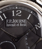 buy F. P. Journe Chronometre Souverain Black Label platinum rare independent watchmaker pre-owned dress time-only watch for sale online at WATCH XCHANGE London