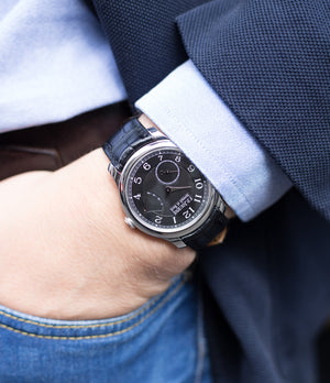buy F. P. Journe Chronometre Souverain Black Label platinum rare independent watchmaker pre-owned dress time-only watch for sale online at WATCH XCHANGE London