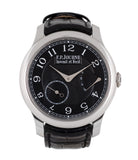buy F. P. Journe Chronometre Souverain Black Label platinum rare independent watchmaker pre-owned dress time-only watch for sale online at WATCH XCHANGE London