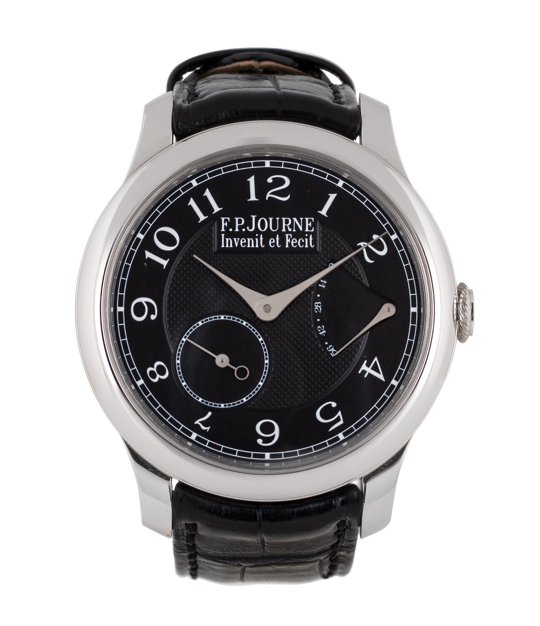buy F. P. Journe Chronometre Souverain Black Label platinum rare independent watchmaker pre-owned dress time-only watch for sale online at WATCH XCHANGE London