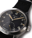 buy Dirty Dozen WWW Grana British military M18565 steel watch with black unrestored dial for sale WATCH XCHANGE London