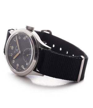 buy Dirty Dozen WWW Grana British military M18565 steel watch with black unrestored dial for sale WATCH XCHANGE London