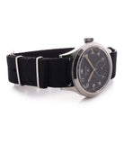buy Dirty Dozen WWW Grana British military M18565 steel watch with black unrestored dial for sale WATCH XCHANGE London
