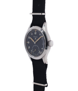 buy Dirty Dozen WWW Grana British military M18565 steel watch with black unrestored dial for sale WATCH XCHANGE London
