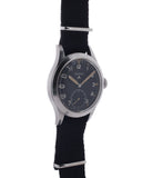 buy Dirty Dozen WWW Grana British military M18565 steel watch with black unrestored dial for sale WATCH XCHANGE London