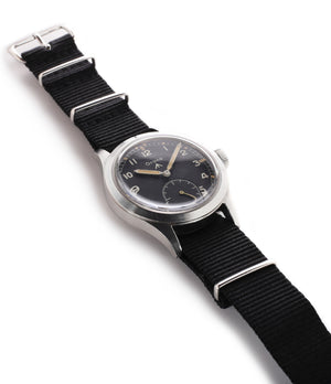 buy Dirty Dozen WWW Grana British military M18565 steel watch with black unrestored dial for sale WATCH XCHANGE London
