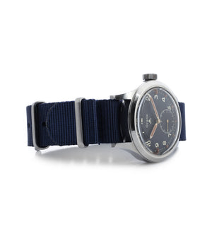 buy vintage Grana WWW military British MOD M18565 steel rare manul-winding black original dial watch for sale online WATCH XCHANGE London