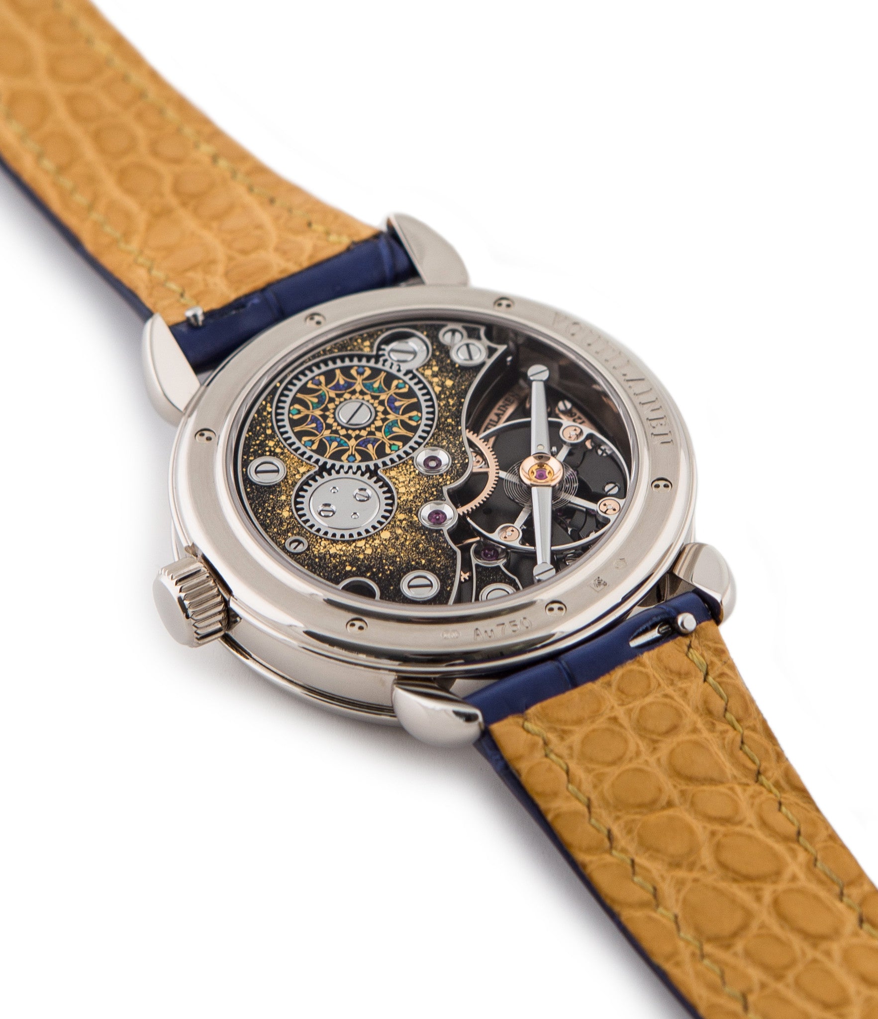 buy Kari Voutilainen's Vingt-8 Kaen Baselworld SIHH unique piece watch Unryuan dial Cal. 28 manual-winding hand-finsihed movement watch for sale in white gold  from approved re-seller of independent watchmakers WATCH XCHANGE London