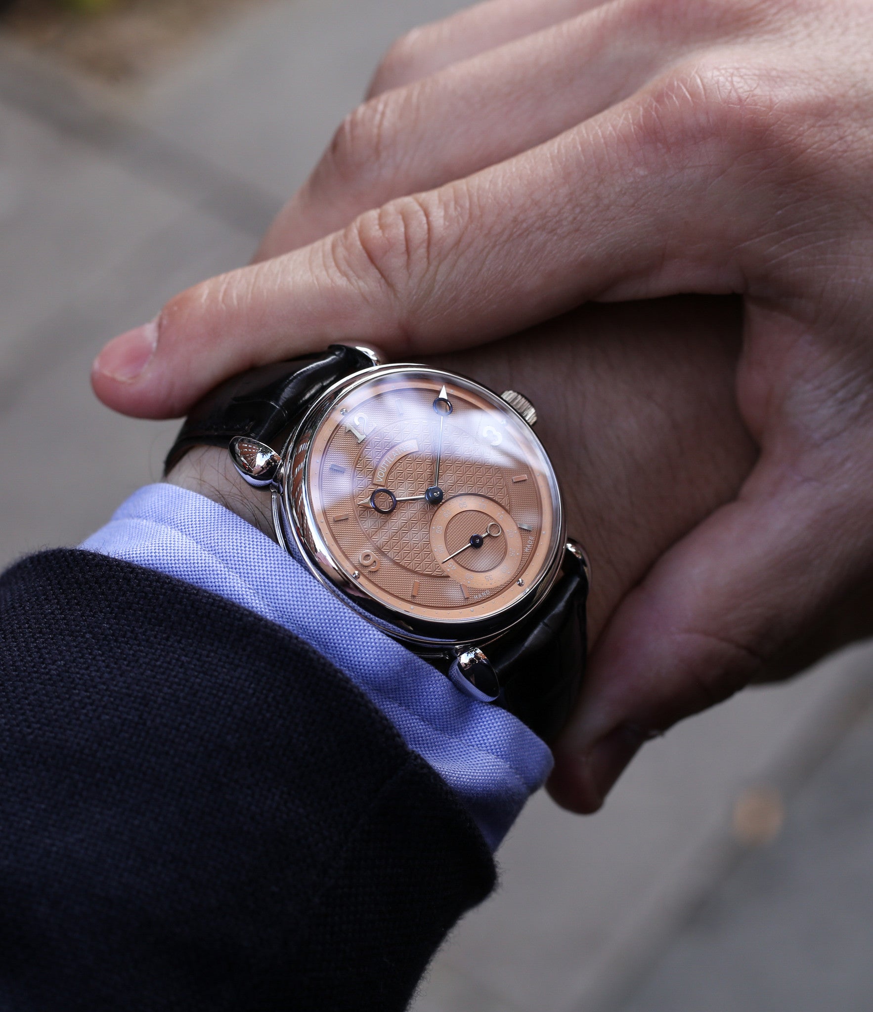 buy Kari Voutilainen Prototype Vingt-8 unique piece rare time-only dress watch with Besancon Observatory certificate from independent watchmake for sale online WATCH XCHNAGE London