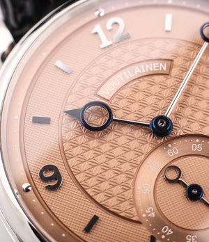 buy Kari Voutilainen Prototype Vingt-8 unique piece rare time-only dress watch with Besancon Observatory certificate from independent watchmake for sale online WATCH XCHNAGE London