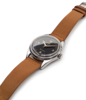 buy vintage Omega Railmaster CK 2914-1 first execution broad-arrow hands black dial antimagnetic rare watch for sale online WATCH XCHANGE London