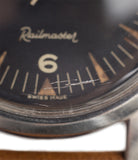 buy Omega Railmaster CK 2914 vintage watch black dial broad-arrow hands for sale