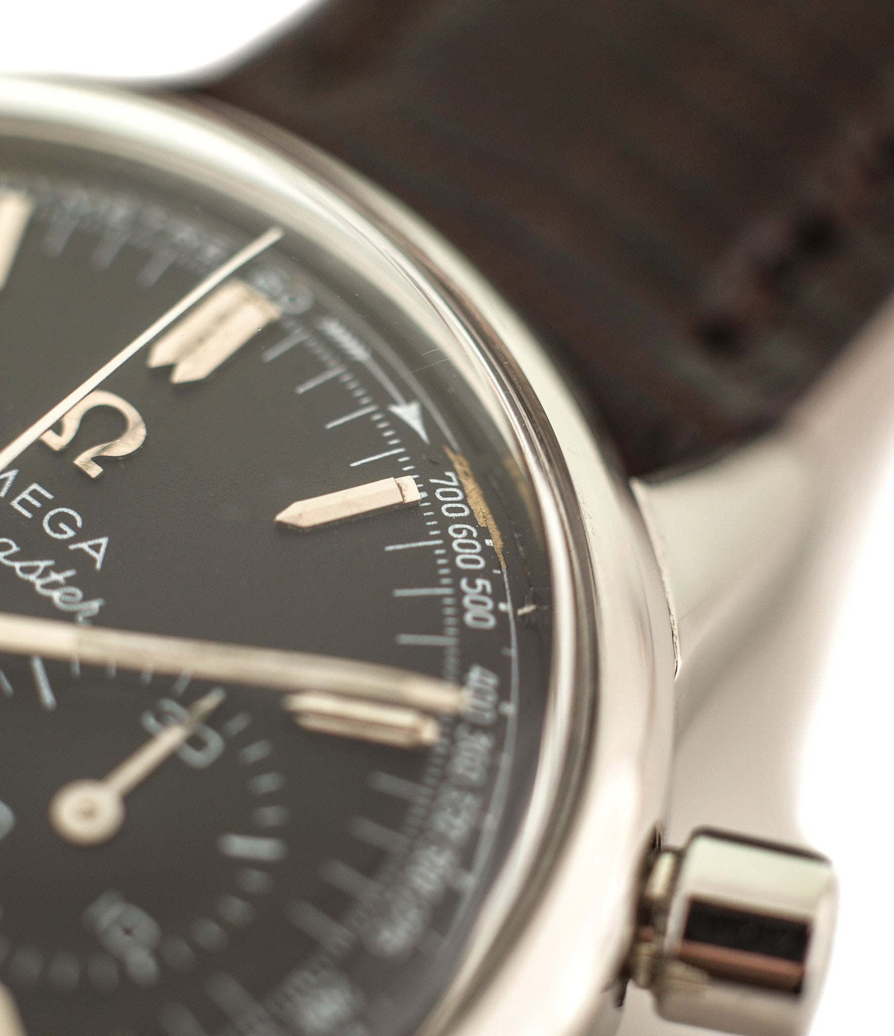 buy Omega Seamaster Chronograph 105.001 Cal. 321 rare black dial vintage steel watch for sale online WATCH XCHANGE London