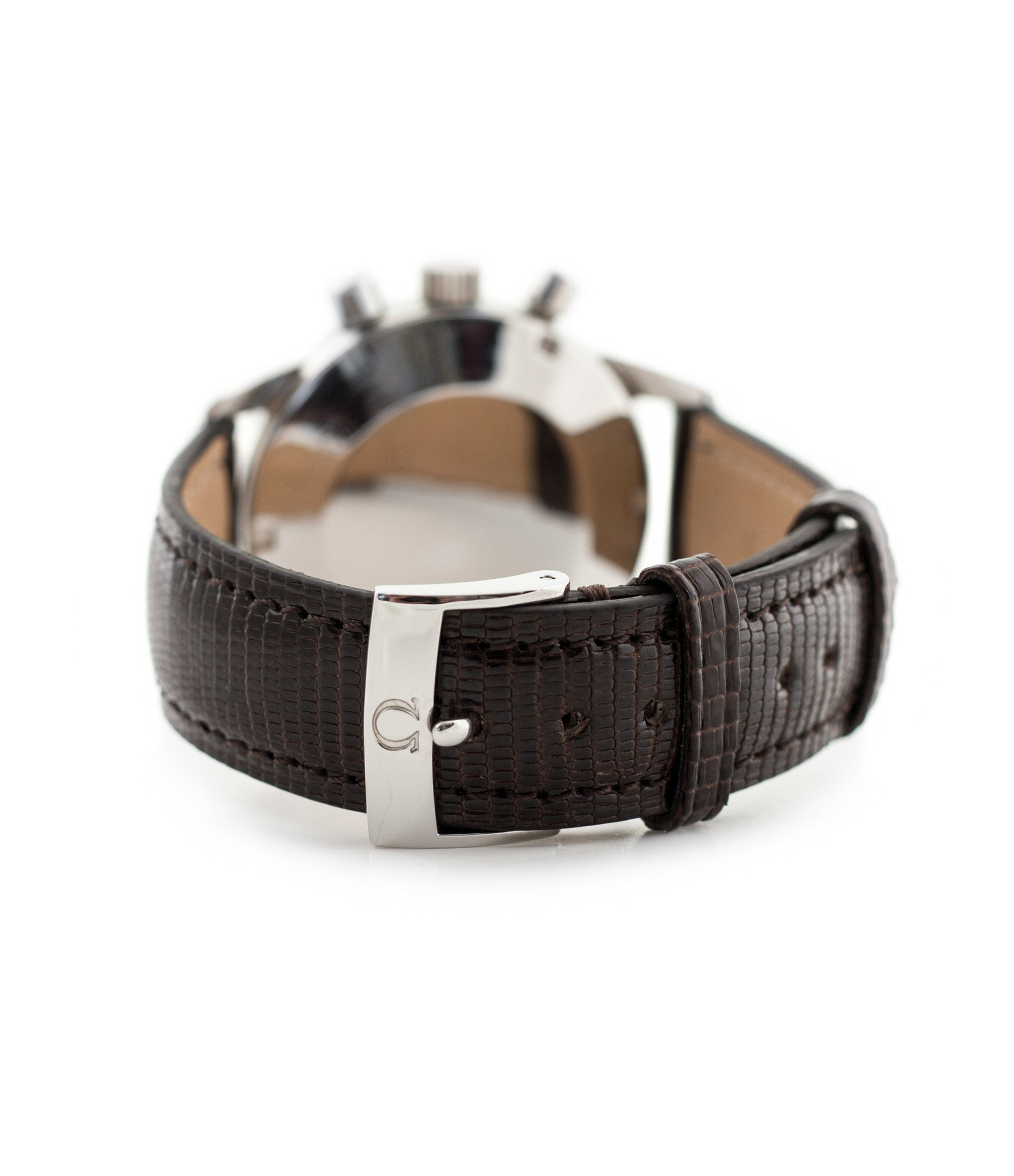 buy Omega Seamaster Chronograph 105.001 Cal. 321 rare black dial vintage steel watch for sale online WATCH XCHANGE London