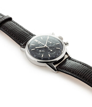 buy Omega Seamaster Chronograph 105.001 Cal. 321 rare black dial vintage steel watch for sale online WATCH XCHANGE London