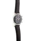 buy Omega Seamaster Chronograph 105.001 Cal. 321 rare black dial vintage steel watch for sale online WATCH XCHANGE London