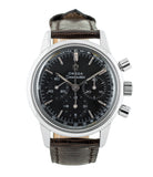 buy Omega Seamaster Chronograph 105.001 Cal. 321 rare black dial vintage steel watch for sale online WATCH XCHANGE London