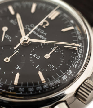 buy Omega Seamaster Chronograph 105.001 Cal. 321 rare black dial vintage steel watch for sale online WATCH XCHANGE London