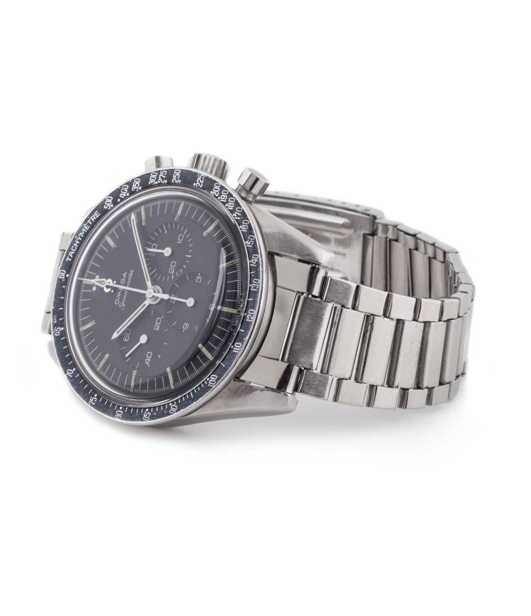buy vintage Omega Speedmaster Ed White 105.003 steel chronograph watch full set for sale online at WATCH XCHANGE London