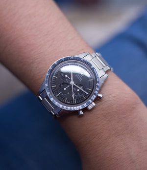 buy vintage Omega Speedmaster Ed White 105.003 steel chronograph watch full set for sale online at WATCH XCHANGE London