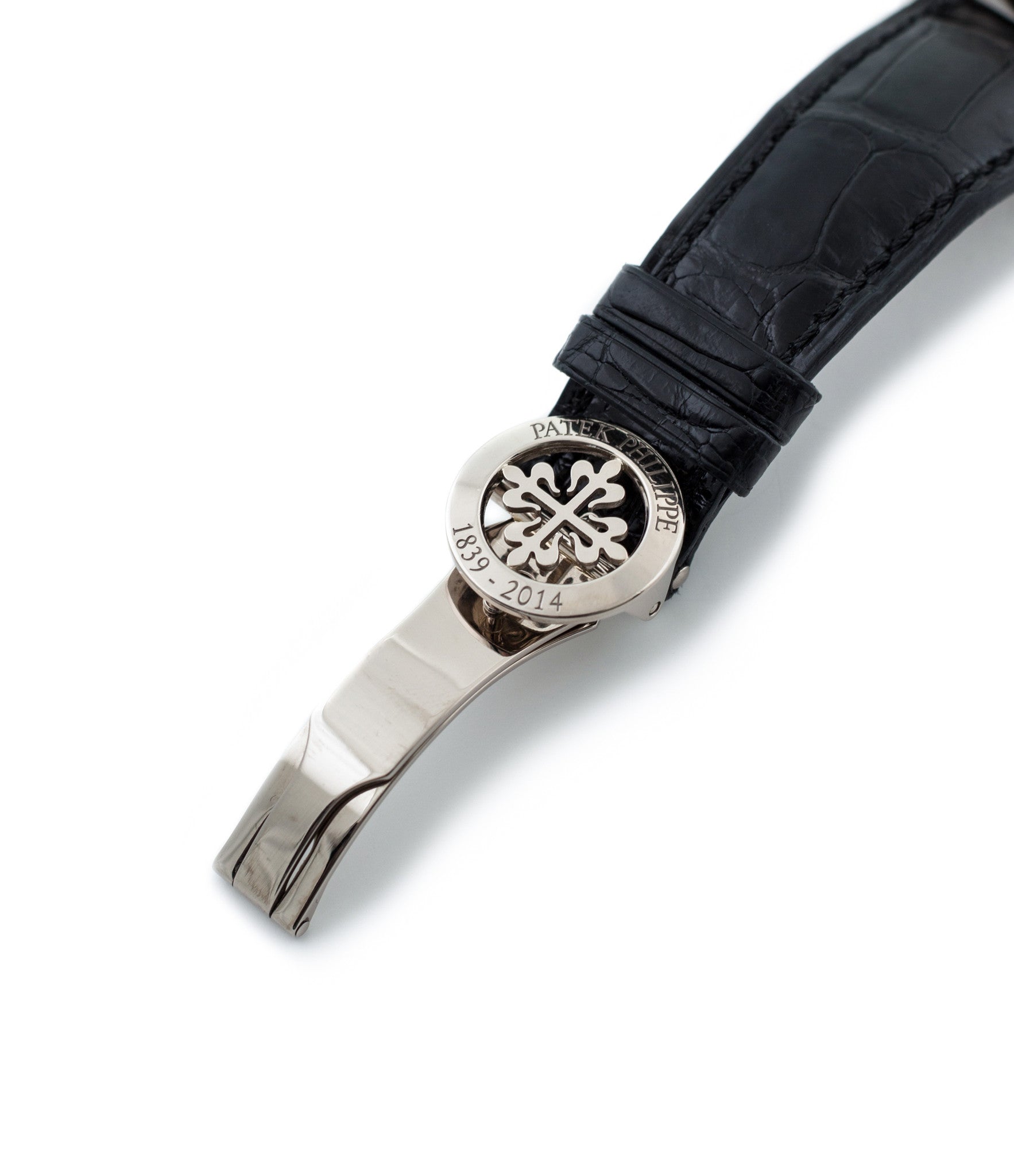 buy Patek Philippe Worldtime Moonphase 5575G rare 175th Anniversary white gold watch online with box, papers and manufacturer's warranty for sale online WATCH XCHANGE London