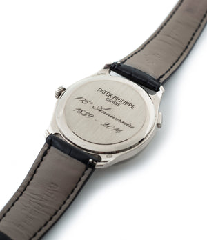 buy Patek Philippe Worldtime Moonphase 5575G rare 175th Anniversary white gold watch online with box, papers and manufacturer's warranty for sale online WATCH XCHANGE London