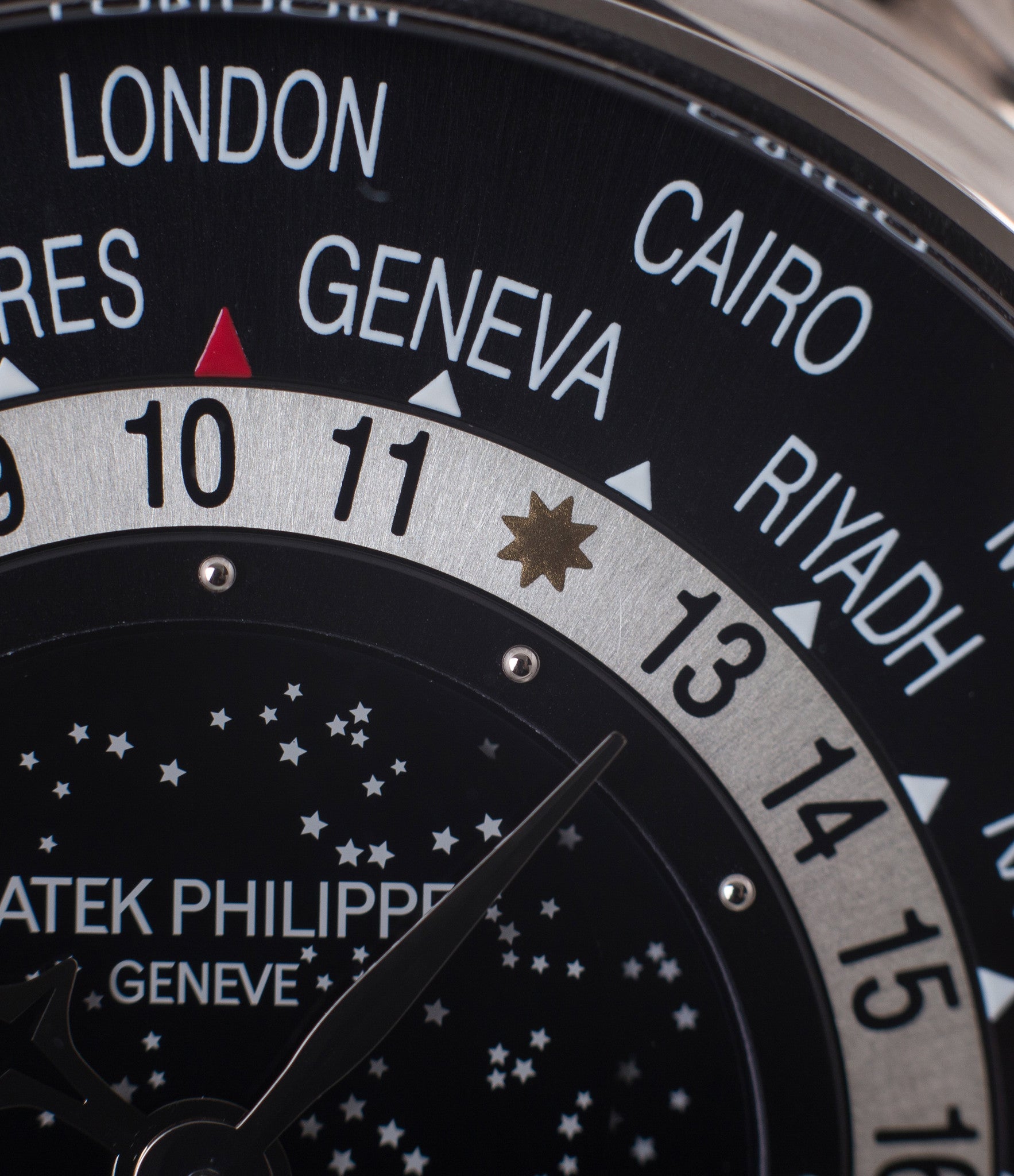 buy Patek Philippe Worldtime Moonphase 5575G rare 175th Anniversary white gold watch online with box, papers and manufacturer's warranty for sale online WATCH XCHANGE London