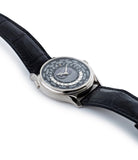buy Patek Philippe Worldtime Moonphase 5575G rare 175th Anniversary white gold watch online with box, papers and manufacturer's warranty for sale online WATCH XCHANGE London