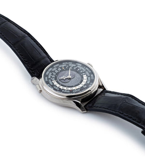 buy Patek Philippe Worldtime Moonphase 5575G rare 175th Anniversary white gold watch online with box, papers and manufacturer's warranty for sale online WATCH XCHANGE London