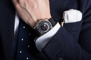buy Patek Philippe Worldtime Moonphase 5575G rare 175th Anniversary white gold watch online with box, papers and manufacturer's warranty for sale online WATCH XCHANGE London