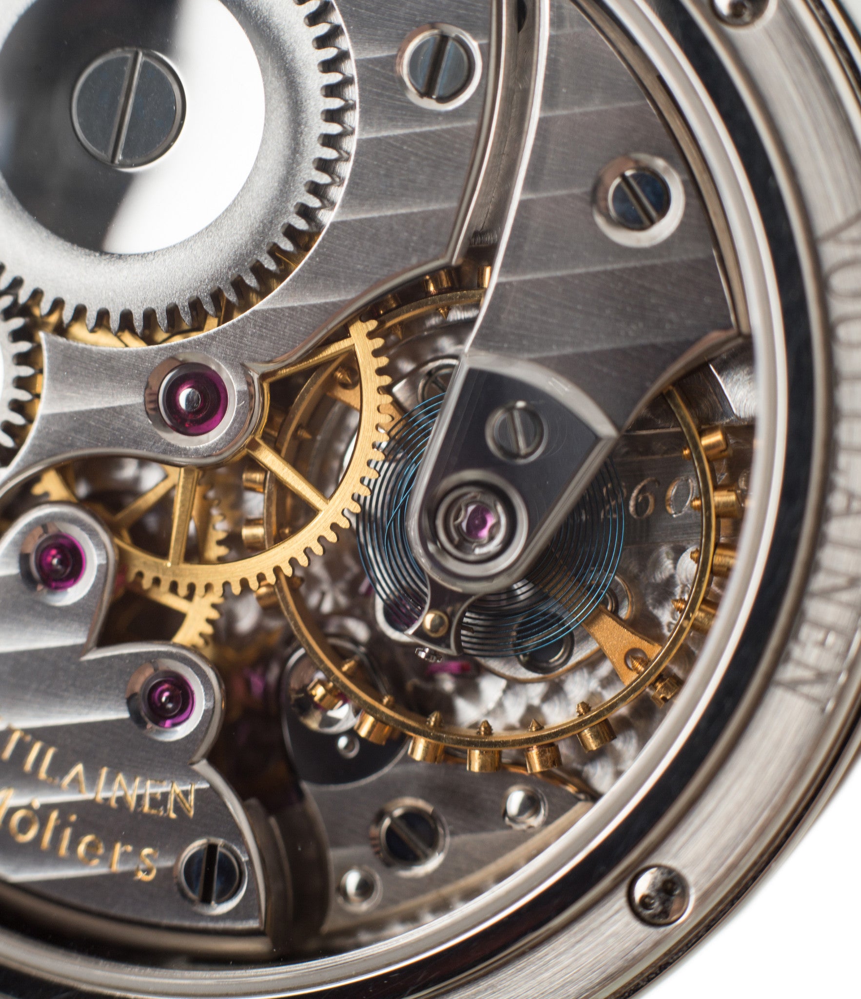buy Becancon certificate Kari Voutilainen Observatorie rare hand-made time-only white gold watch from independent watchmaker online for sale WATCH XCHANGE London with box and papers and Grossmann curve