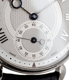buy hand-made Kari Voutilainen Observatorie rare hand-made time-only white gold watch from independent watchmaker online for sale WATCH XCHANGE London with box and papers and blue hands and guilloche dial