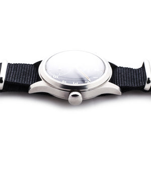 buy rare W.W.W. Grana M18565 Dirty Dozen military watch unrestored black dial online for sale WATCH XCHANGE London