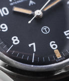 buy military IWC Mark XI 6B/346 steel black dial vintage watch at WATCH XCHANGE London for sale online