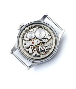 Cal. 89 manual-winding movement in buy IWC Mark XI 6B/346 British RAF military pilot watch Cal. 89 manual-winding movement unrestored hooked 7 dial for sale online WATCH XCHANGE London with authenticity guaranteed