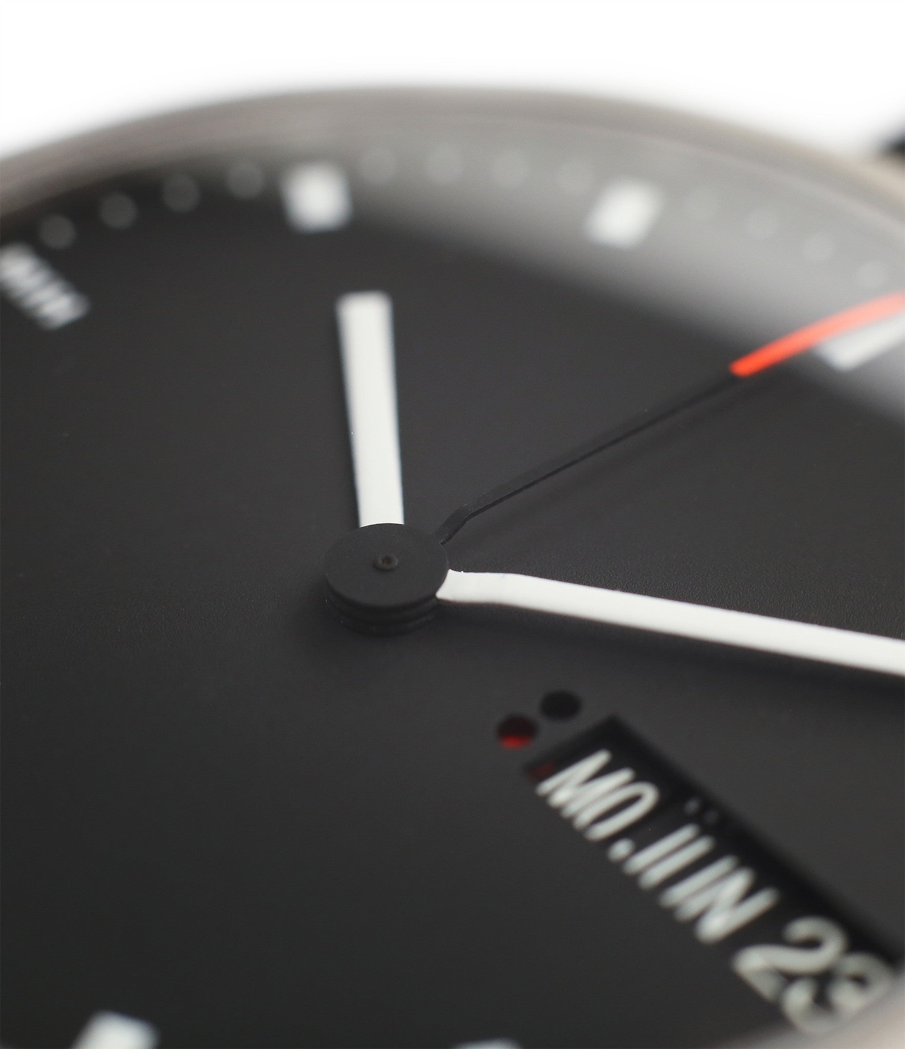 buy rare MIH titanium watch with black dial annual calendar for sale online at WATCH XCHANGE LONDON