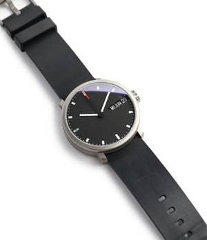 buy rare MIH titanium watch with black dial annual calendar for sale online at WATCH XCHANGE LONDON