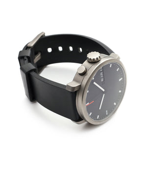 buy rare MIH titanium watch with black dial annual calendar for sale online at WATCH XCHANGE LONDON