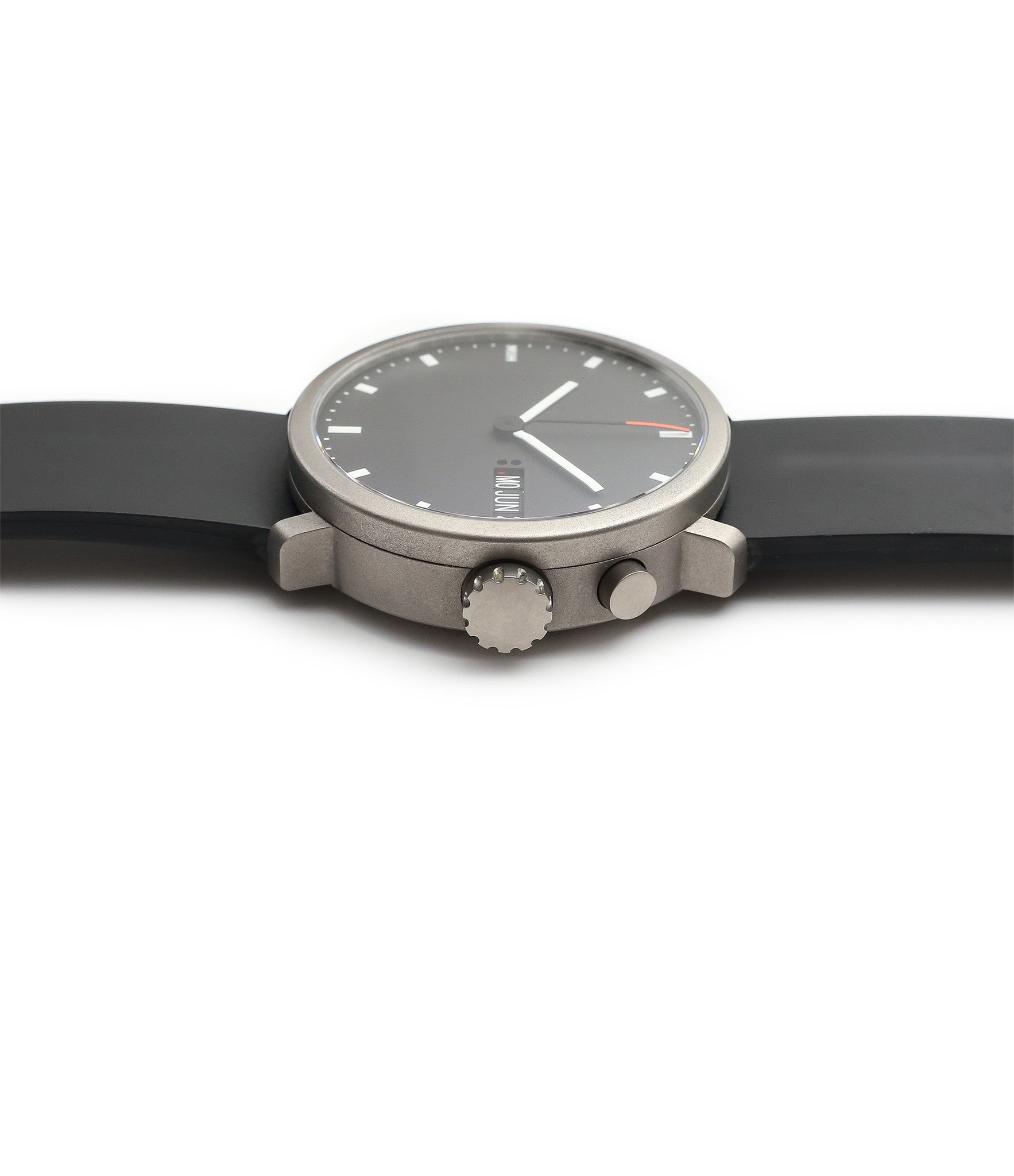 buy rare MIH titanium watch with black dial annual calendar for sale online at WATCH XCHANGE LONDON