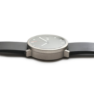 buy rare MIH titanium watch with black dial annual calendar for sale online at WATCH XCHANGE LONDON