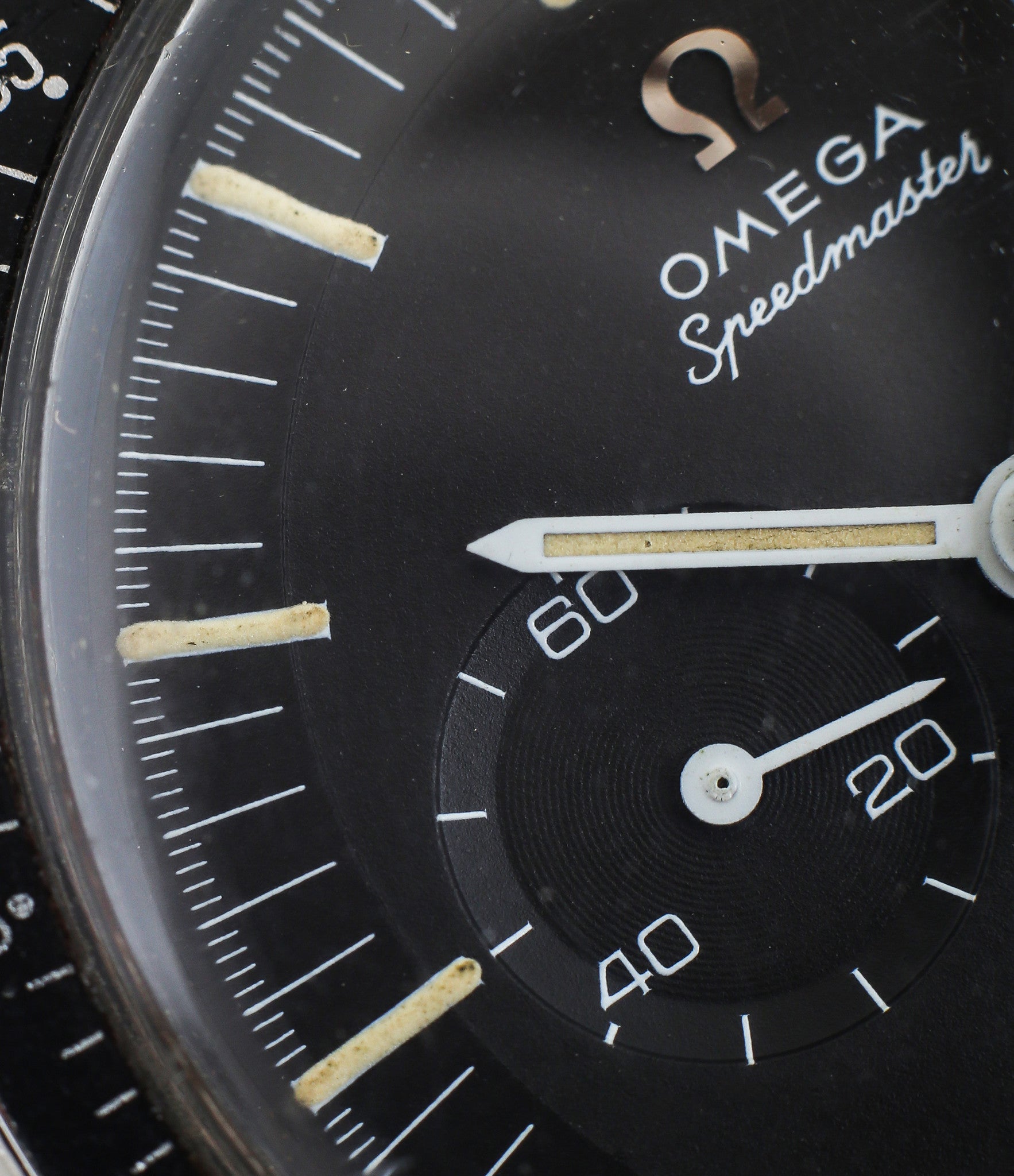 buy vintage Omega Speedmaster Pre-Professional Ed White ST 105.003-65 steel Cal. 321 manual-winding column-wheel chronograph watch with archive extracts for sale at WATCH XCHANGE London