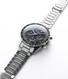 buy vintage Omega Speedmaster Pre-Professional Ed White ST 105.003-65 steel Cal. 321 manual-winding column-wheel chronograph watch with archive extracts for sale at WATCH XCHANGE London