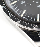 buy vintage Omega Speedmaster Pre-Professional Ed White ST 105.003-65 steel Cal. 321 manual-winding column-wheel chronograph watch with archive extracts for sale at WATCH XCHANGE London